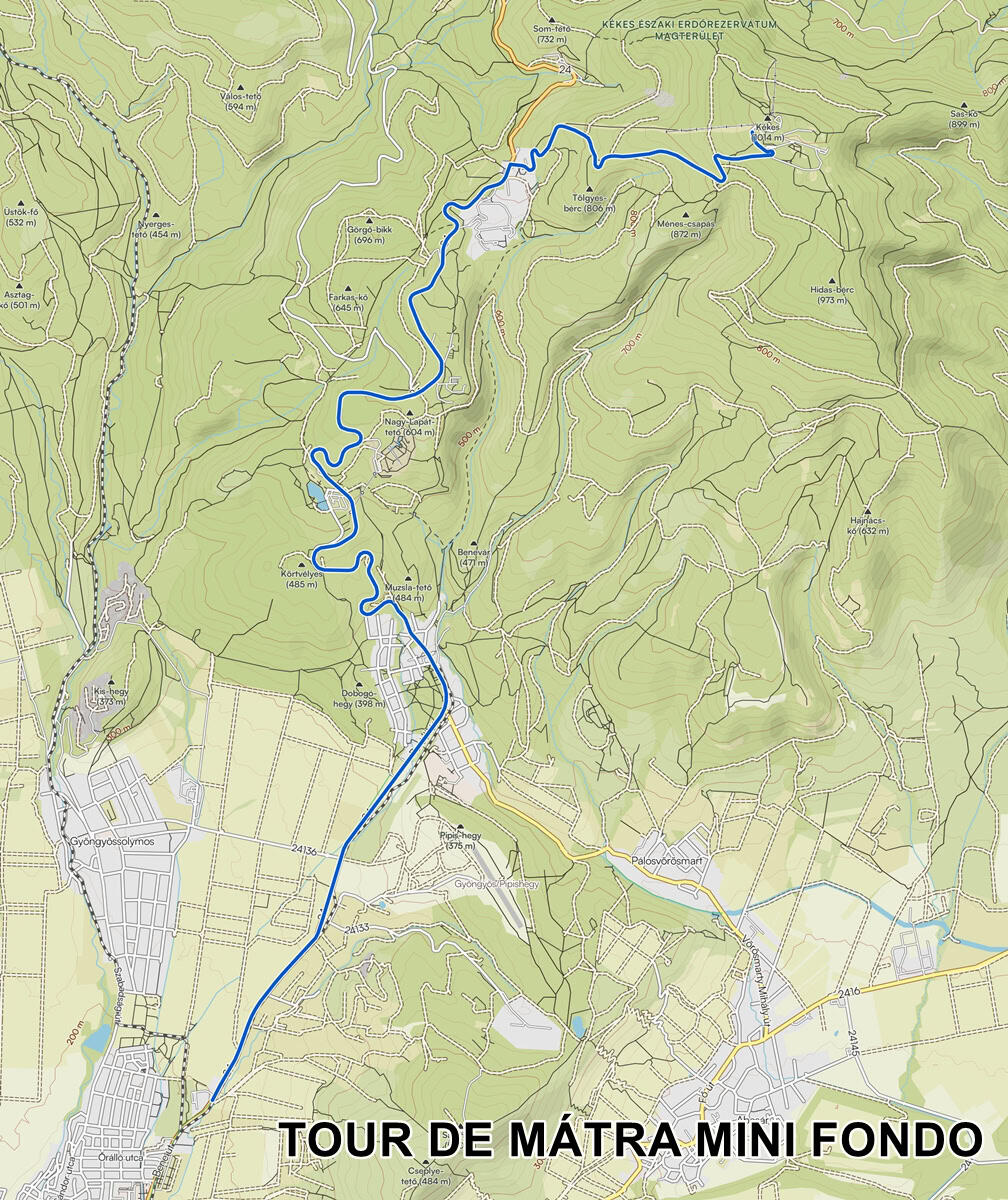 Tour de Mátra mini fondo Tour de Mátra mini fondo